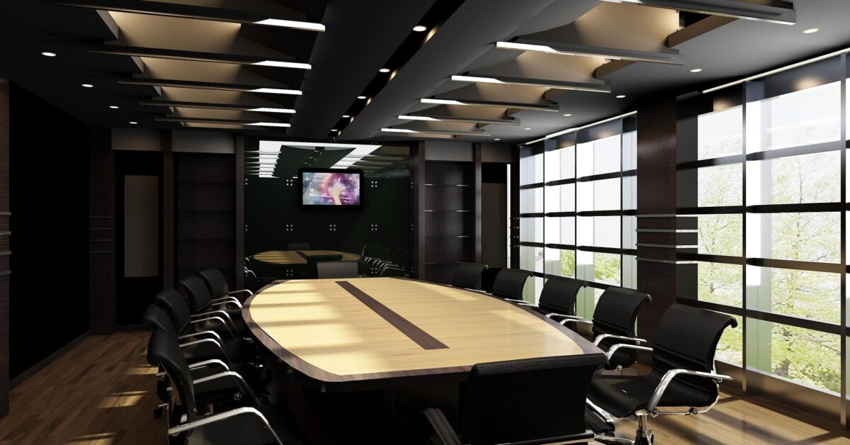 Corporate boardroom